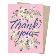 Greeting Card | Thank You Flannel Flowers